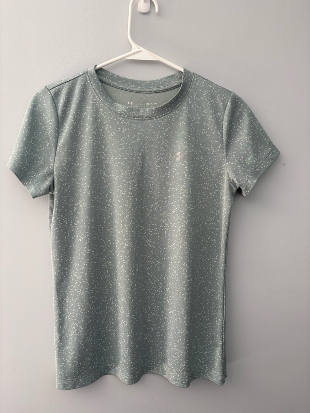 Under Armour Women's Short Sleeve Performance Tee - Sage Green Speckle